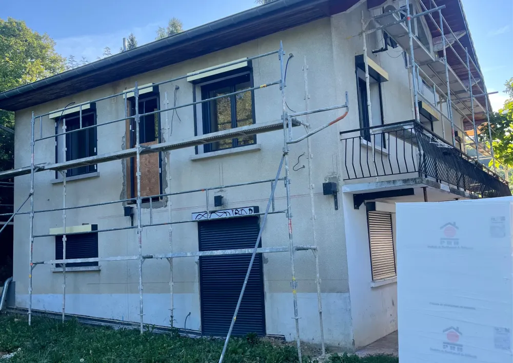 Montage photo Simple Photo de vacances en famille au format carte postale Blanc