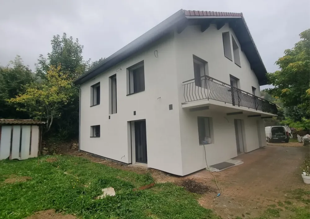 Montage photo Simple Photo de vacances en famille au format carte postale Blanc (1)